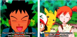 Brock Gets Burned By Misty For Getting Too Mushy On Pokemon