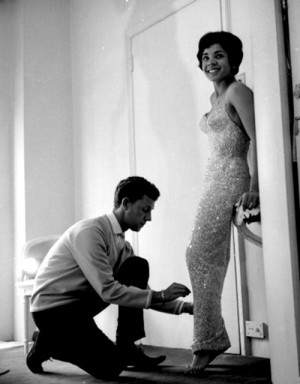 30th August 1960: Welsh singer Shirley Bassey being fitted for a new ...