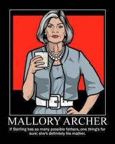 ... more mallory archer malory archer archer onscreen art archer style