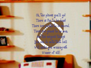 ... quote and decals and decal of smaller sports balls- football, baseball