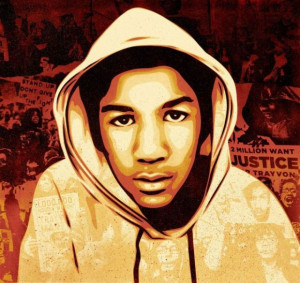 Obama Hope Artist Shepard Fairey Creates Trayvon Martin Work