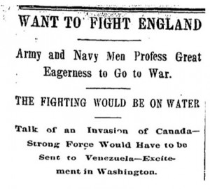 front-page headline in The New York Times on Dec. 18, 1895 ...