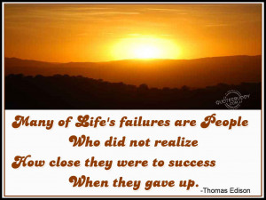 Many Of Life’s Failures