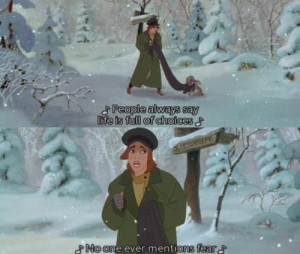 Anastasia - currently watching this with the roomies :)