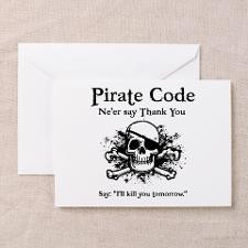 Pirate Thank You Greeting Cards (Pk of 10) for