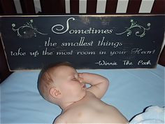 ... quotes on signs, wooden signs, hand painted quotes, baby shower gift
