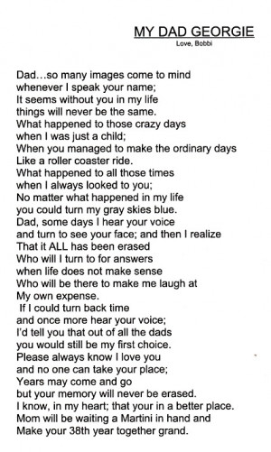 Dad Poems From Daughter