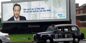 David Cameron NHS poster