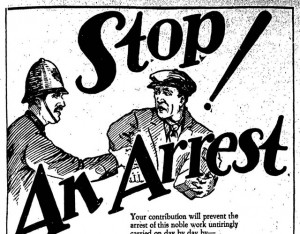 Vintage Ad #1,053: Stop an Arrest during Self-Denial Week!