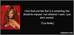 love food and feel that it is something that should be enjoyed. I ...