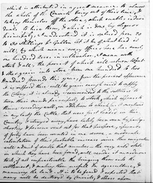 Letter received by Arthur Phillip from Henry Waterhouse 24 October