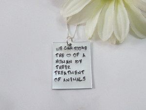 Pet Quote Necklace-Pet quote, pet love, fur mom, mommy, dog lover, pet ...
