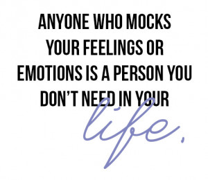 And heads up, if that person makes you feel weird or crazy for having ...