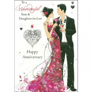 Daughter Son In Law First Anniversary Card | World Economic News