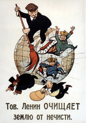 Vladimir-Ilyich-Ulyanov-Lenin-Propaganda-Poster-Comrade-Lenin-Cleanses ...