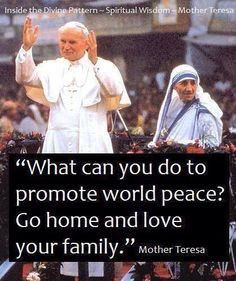 Blessed Mother Teresa and Pope John Paul II More