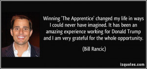 Winning 'The Apprentice' changed my life in ways I could never have ...