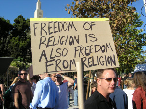 Freedom of religion is also freedom from religion separation church ...