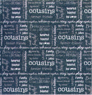 Scrapbook Quotes Cousins