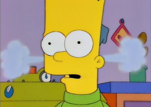 Bart Simpson Shocked