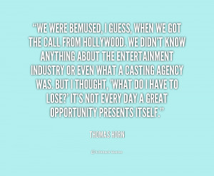 Quotes by Thomas Horn
