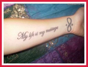 Quotation Wrist Similar Tattoo Picture