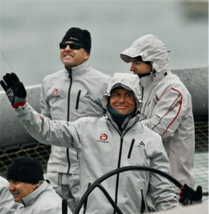 Ernesto Bertarelli's racing sailing yacht