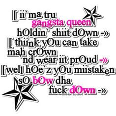 Lil' Ghetto Hater Quotes | Ghetto Quotes Comments, Nasty Attitude ...