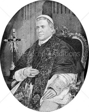 Pope Pius 9 Portrait