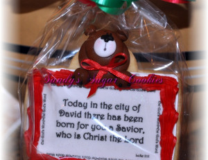 Christmas Quotes Cookies | Sandys Sugar Cookies | San Diego