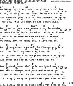 Oh Danny Boy Lyrics More