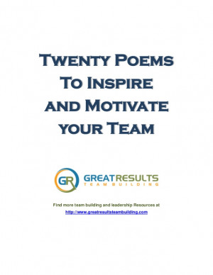 20 powerful poems to inspire your team