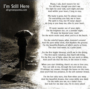 This entry was posted in Memorial Cards - All , Memorial Cards - Poems ...