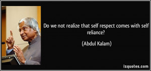 Self Reliance Pictures Comes with self reliance?