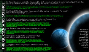 scientific comparison on some verses of the Qur'an highlighting the ...