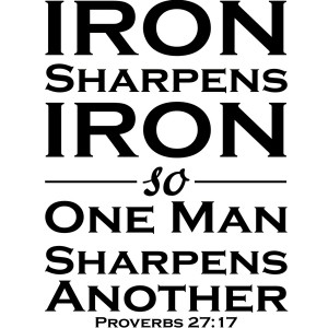 Proverbs-27-17-Iron-sharpens-Iron-Vinyl-wall-art-lettering-quote-Bible ...