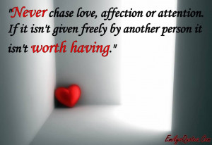 Affection Or Attention, If It Isn’t Given Freely By Another Person ...