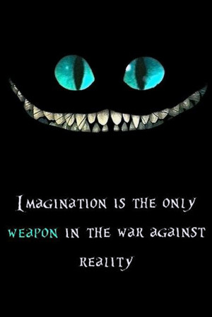 Alice in wonderland quotes imagine cheshire cat wallpaper