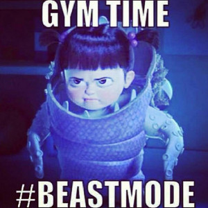 Gym time beast mode Find more like this at gympins.com