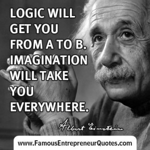Logic Will Get You From A To B. Imagination Will Take You Everywhere ...