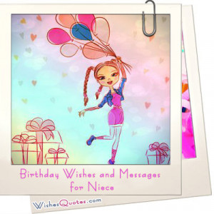 Birthday Wishes and Messages for Niece