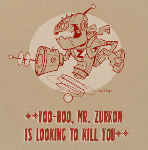 Mr Zurkon from Ratchet and Clank