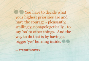 Stephen Covey Quote You Have to Decide