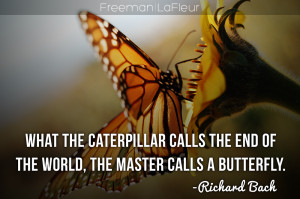 What the caterpillar calls the end of the world the master calls a ...