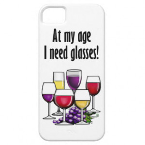 At My Age I Need Glasses! iPhone 5 Covers