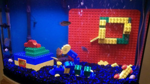 fish tank decorations lego