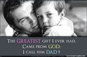 Fathers. I know my heavenly father because he lives in the heart of my ...