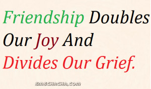 The Quote Saying Describes Importance of Friendship About Joy And ...
