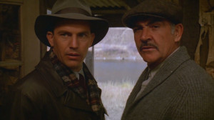 ... Eliot Ness) and Sean Connery (Jim Malone) in The Untouchables (1987