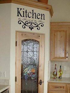 Wall Art Decals Quotes | Kitchen Wall Quote Vinyl Decal Lettering ...